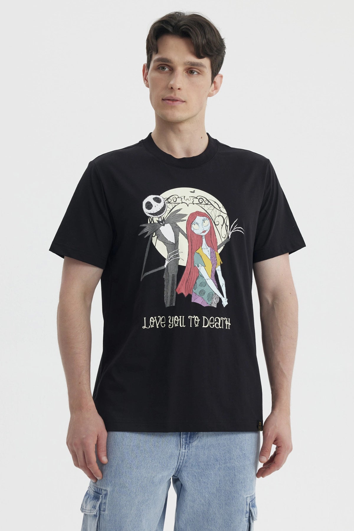Polera Hombre El Extraño Mundo De Jack Negro