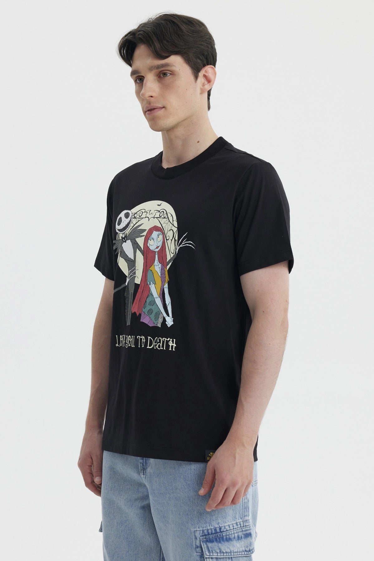 Polera Hombre El Extraño Mundo De Jack Negro