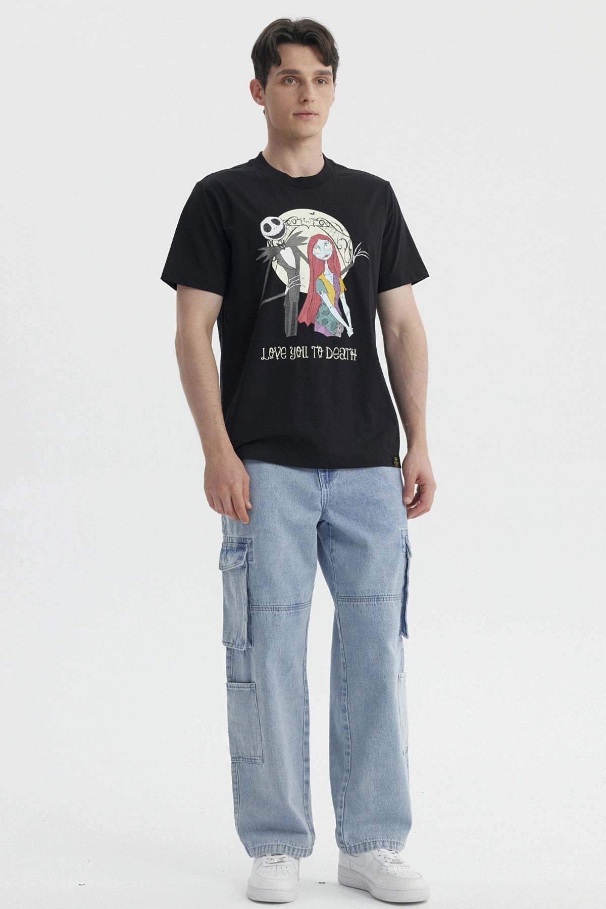 Polera Hombre El Extraño Mundo De Jack Negro