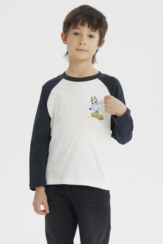 Polera Bluey Azul Marino