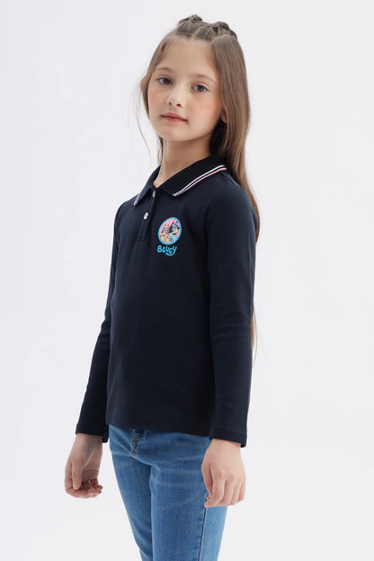 Polera Bluey Azul Marino