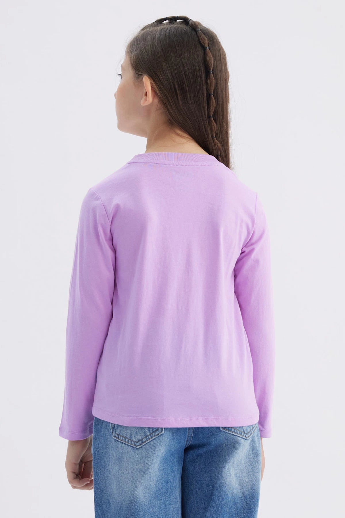 Polera Bluey Lila Claro