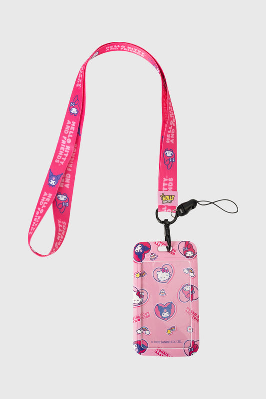 Lanyard Hello Kitty Y Sus Amigos Fucsia