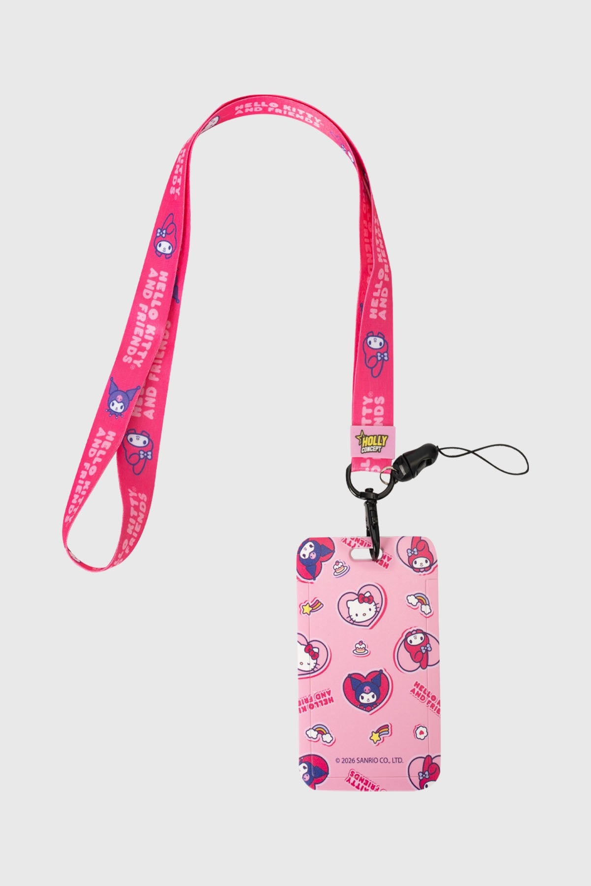 Lanyard Hello Kitty Y Sus Amigos Fucsia