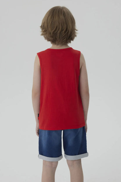 Polera Cars Rayo McQueen Roja