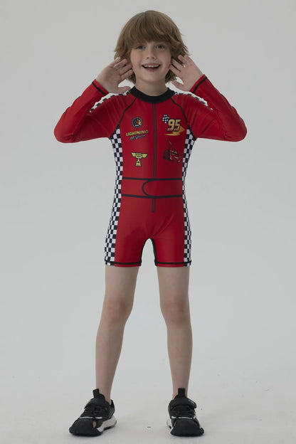 Traje De Baño Cars Rojo