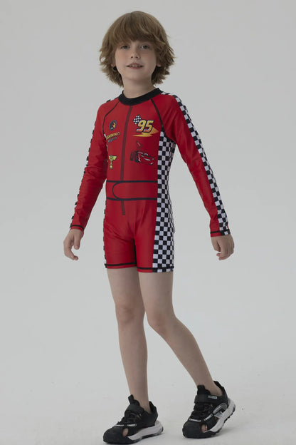 Traje De Baño Cars Rojo
