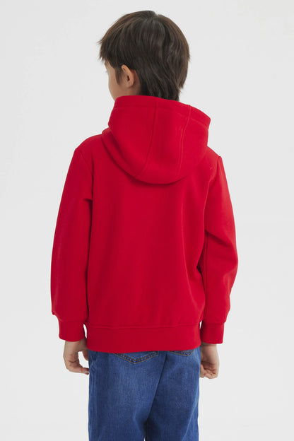 Polerón Cars Rayo McQueen Rojo