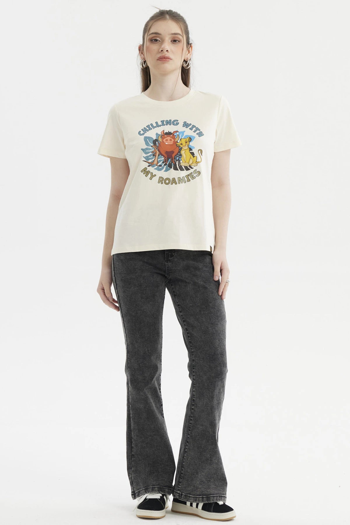 Polera Mujer Rey León Beige