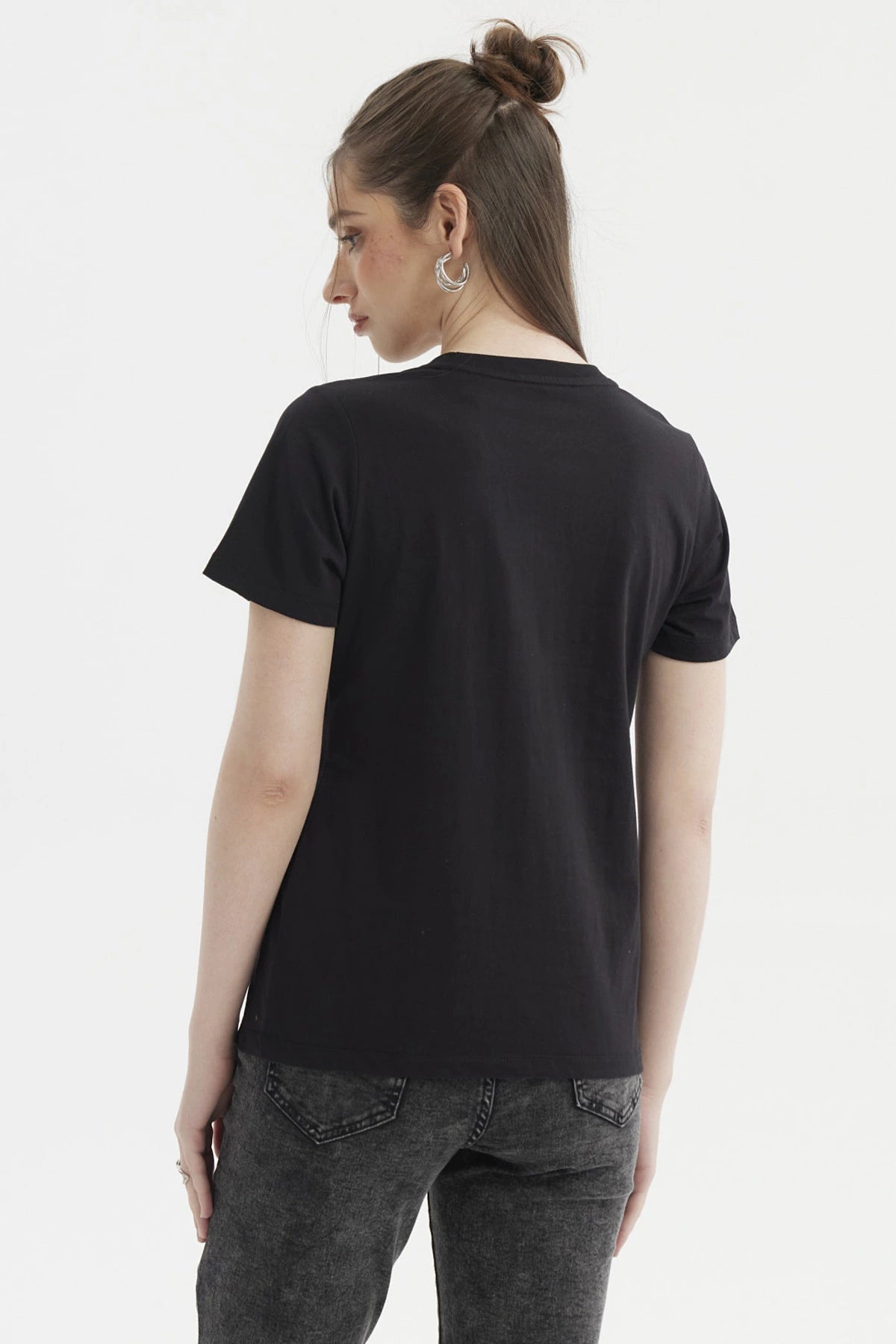 Polera Mujer Rey León Negra