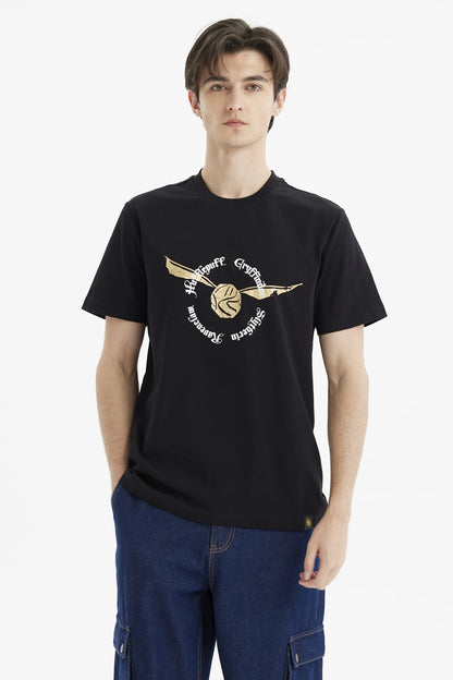 Polera Snitch Dorada Negra