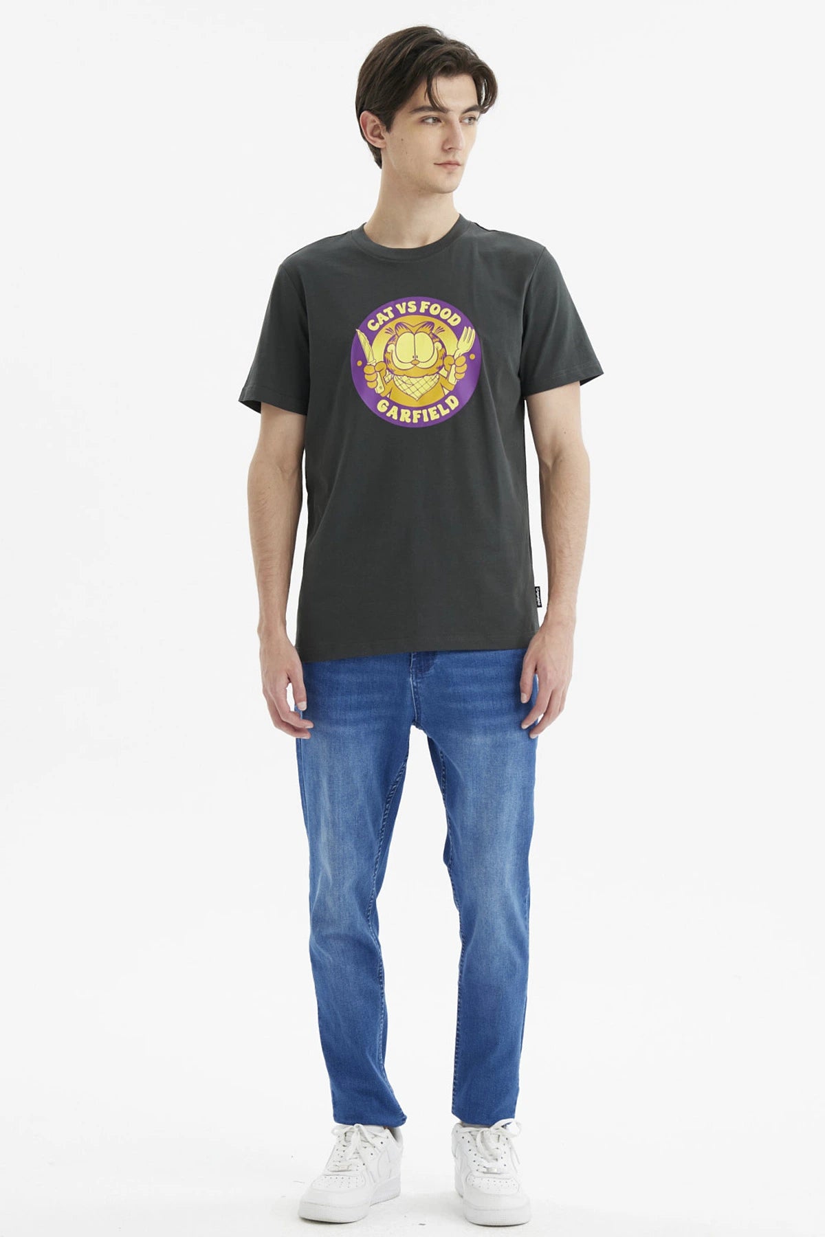 Polera Garfield Marengo