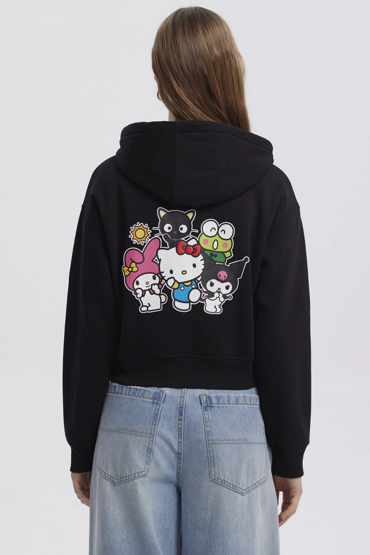 Polerón Hello Kitty Y Sus Amigos Negro