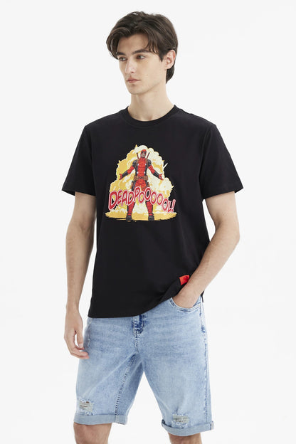 Polera Deadpool Negra