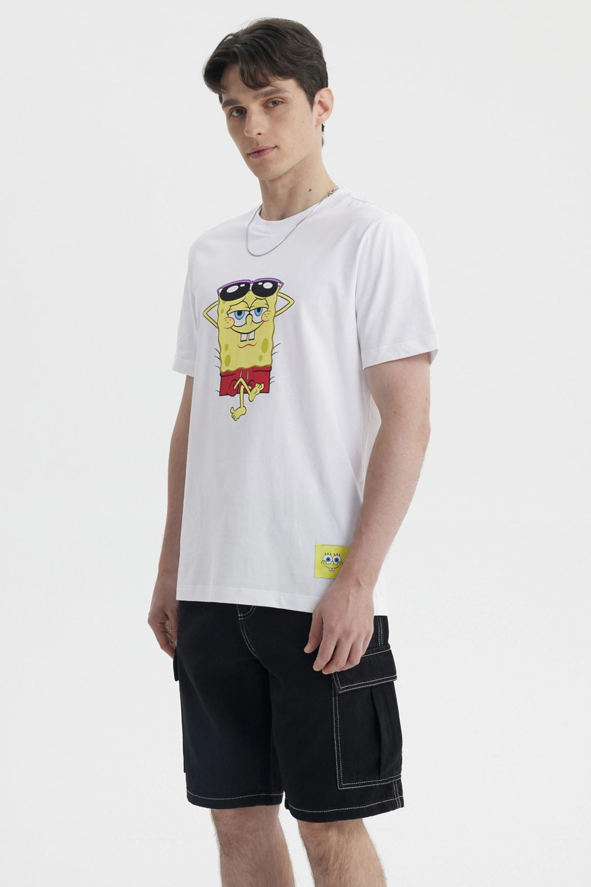 Polera Bob Esponja Blanca