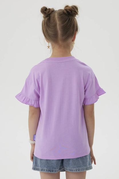 Polera Lilo & Stitch Lila