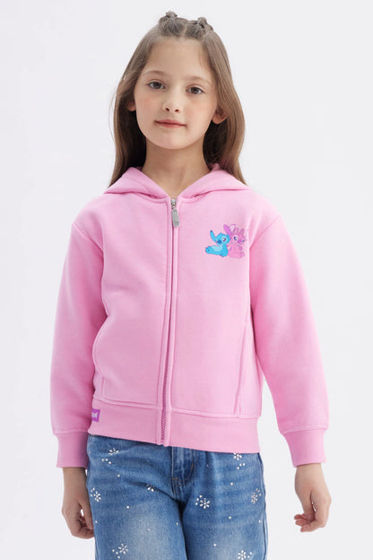 Polerón Stitch Rosado