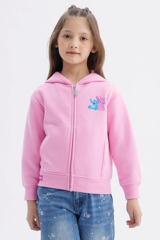 Polerón Stitch Rosado