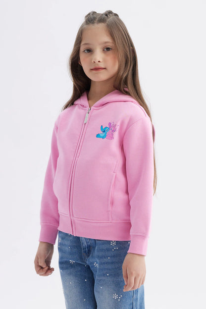 Polerón Stitch Rosado