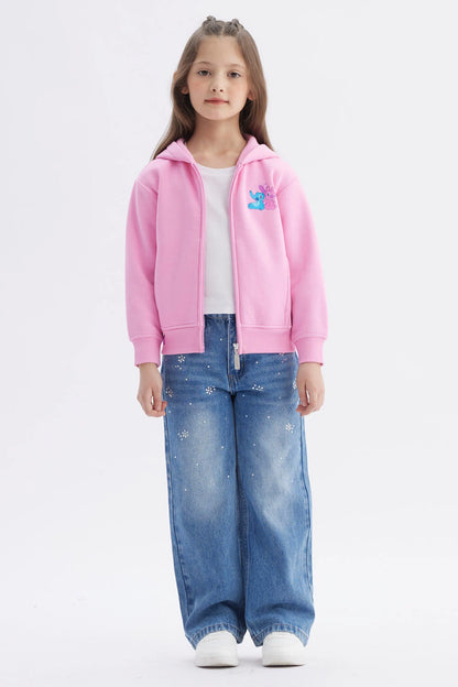 Polerón Stitch Rosado