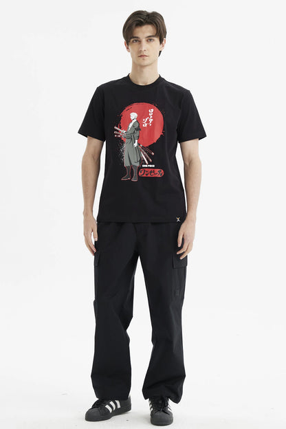 Polera One Piece Roronoa Zoro Negra