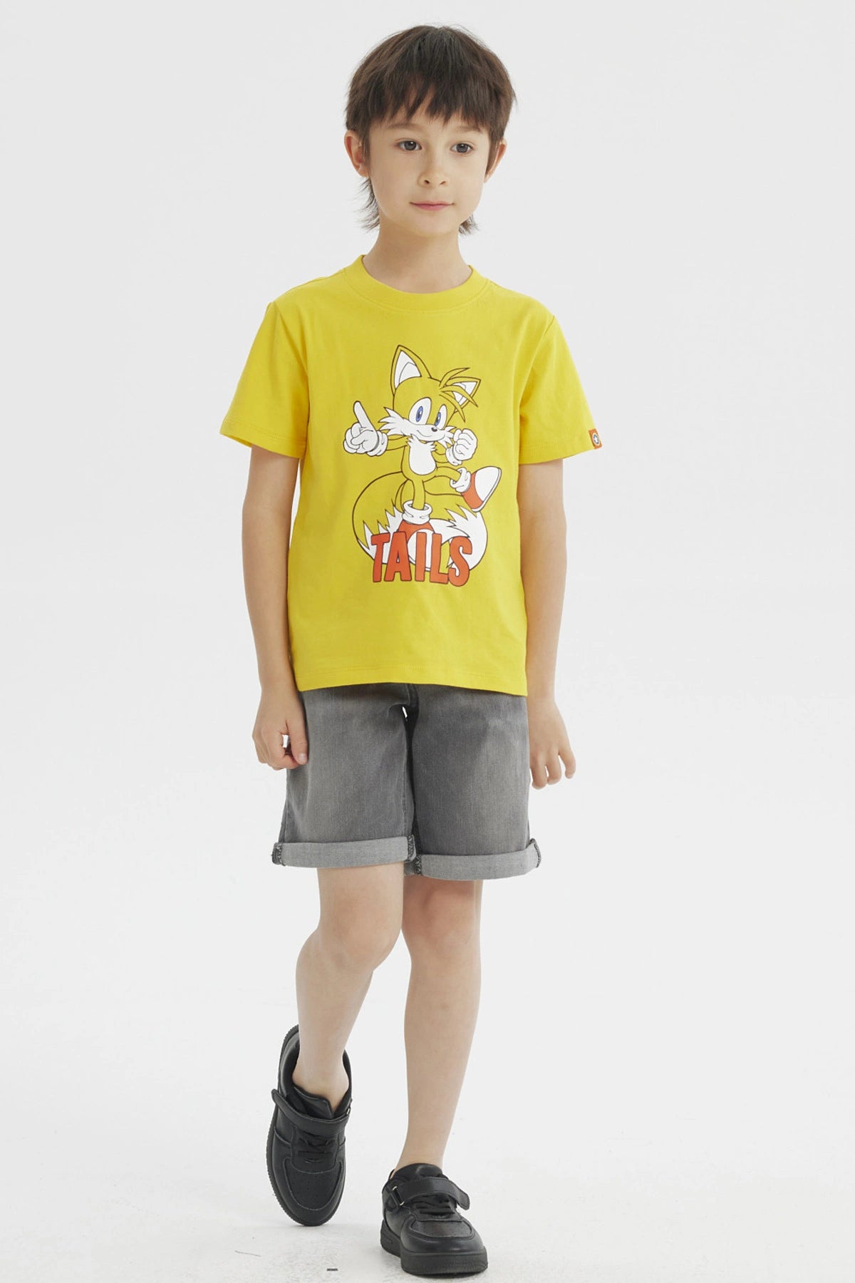 Polera Sonic Tails Amarilla