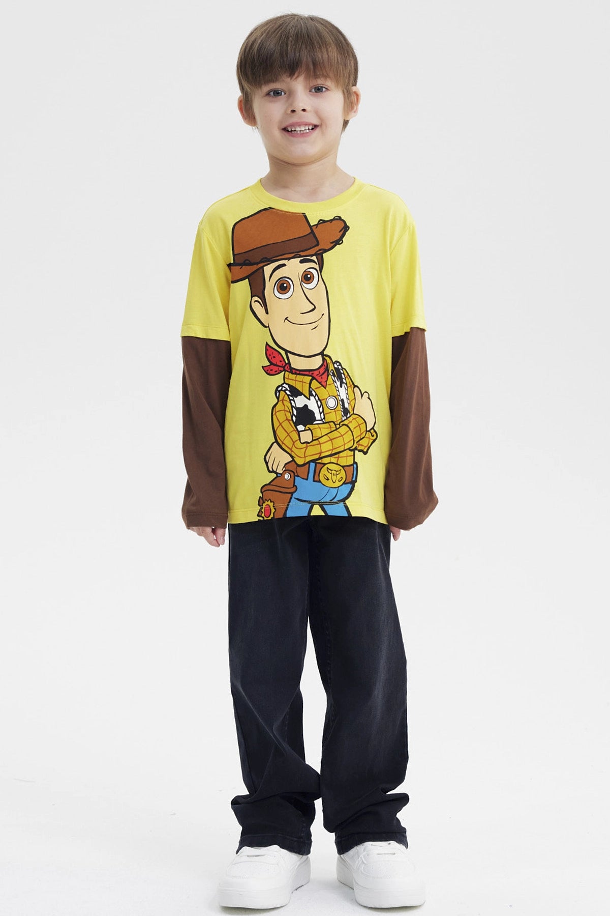 Polera Woody Toy Story Amarilla