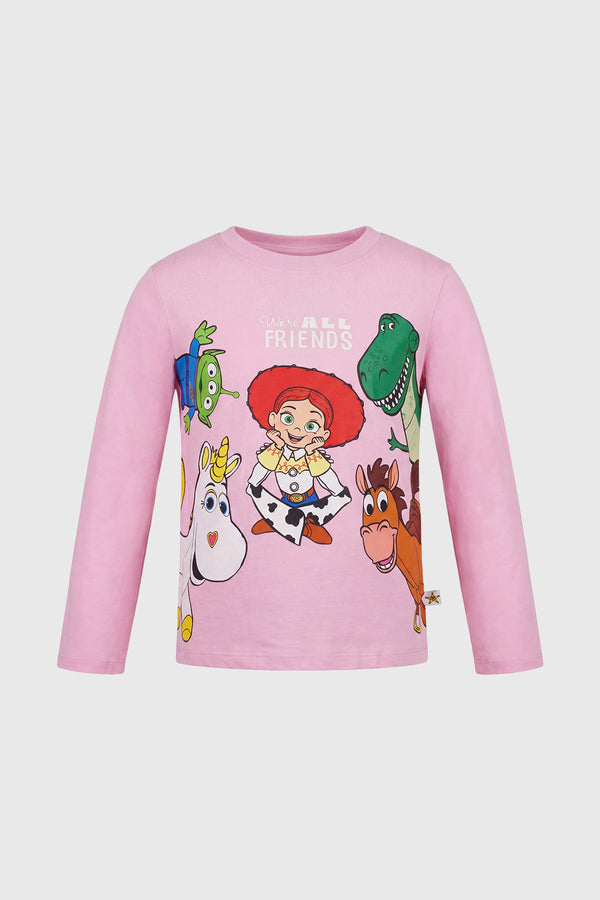 Polera Toy Story Rosada