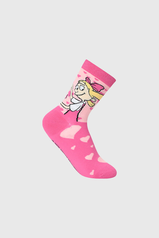 Calcetín Helga Hey Arnold Rosado