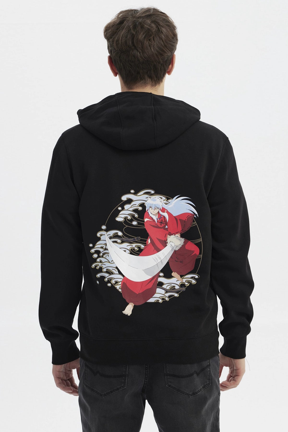 Polerón Inuyasha Negro