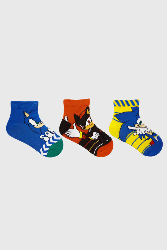 Calceta Niño Tripack Sonic