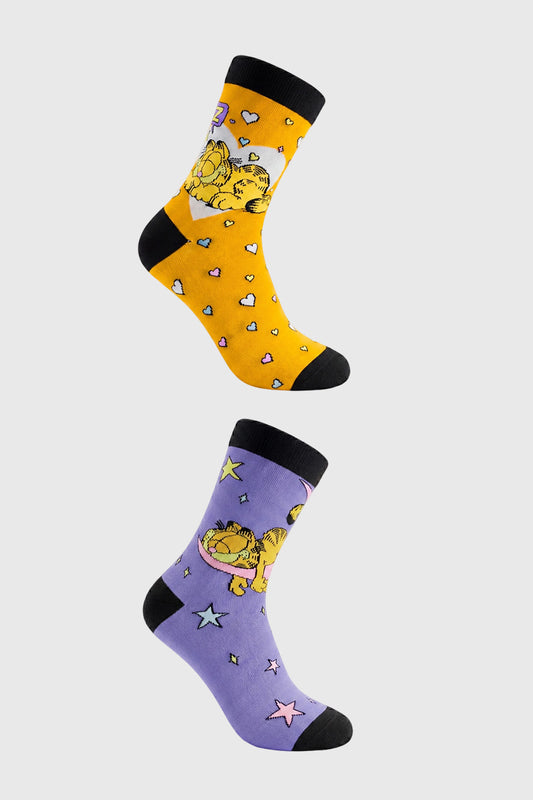 Calcetín Mujer Bipack Garfield