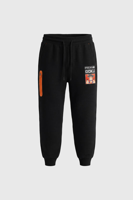 Pantalón Buzo Niño Dragon Ball Negro