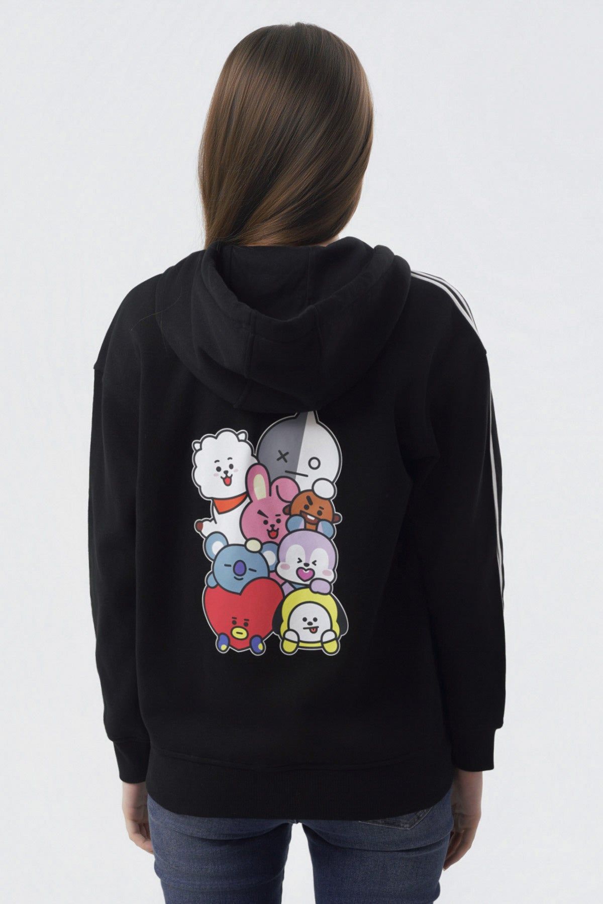 Polerón Mujer Bt21 Negro