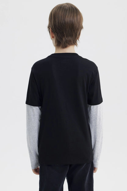 Polera Spiderman Negra