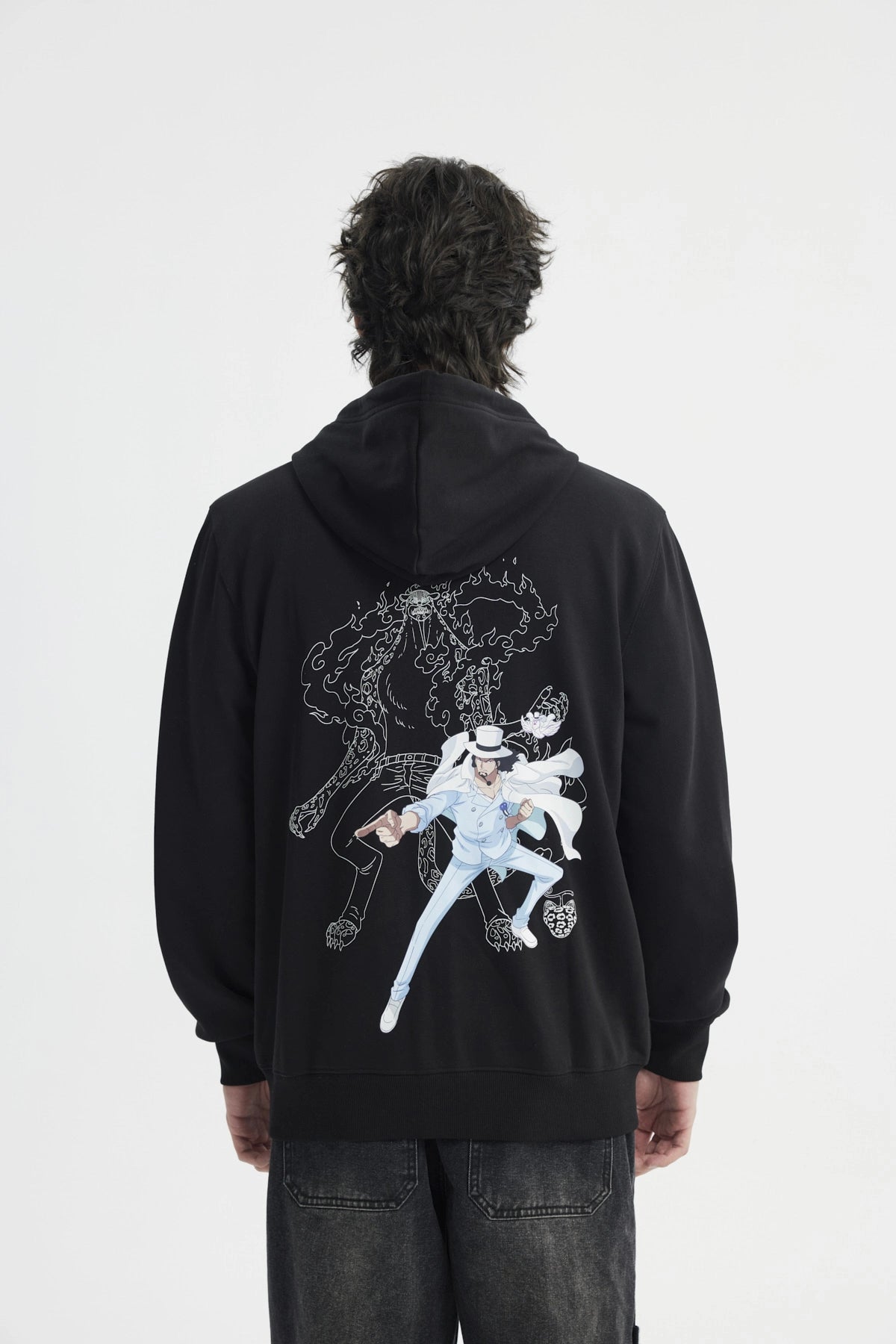 Polerón Hombre One Piece Negro