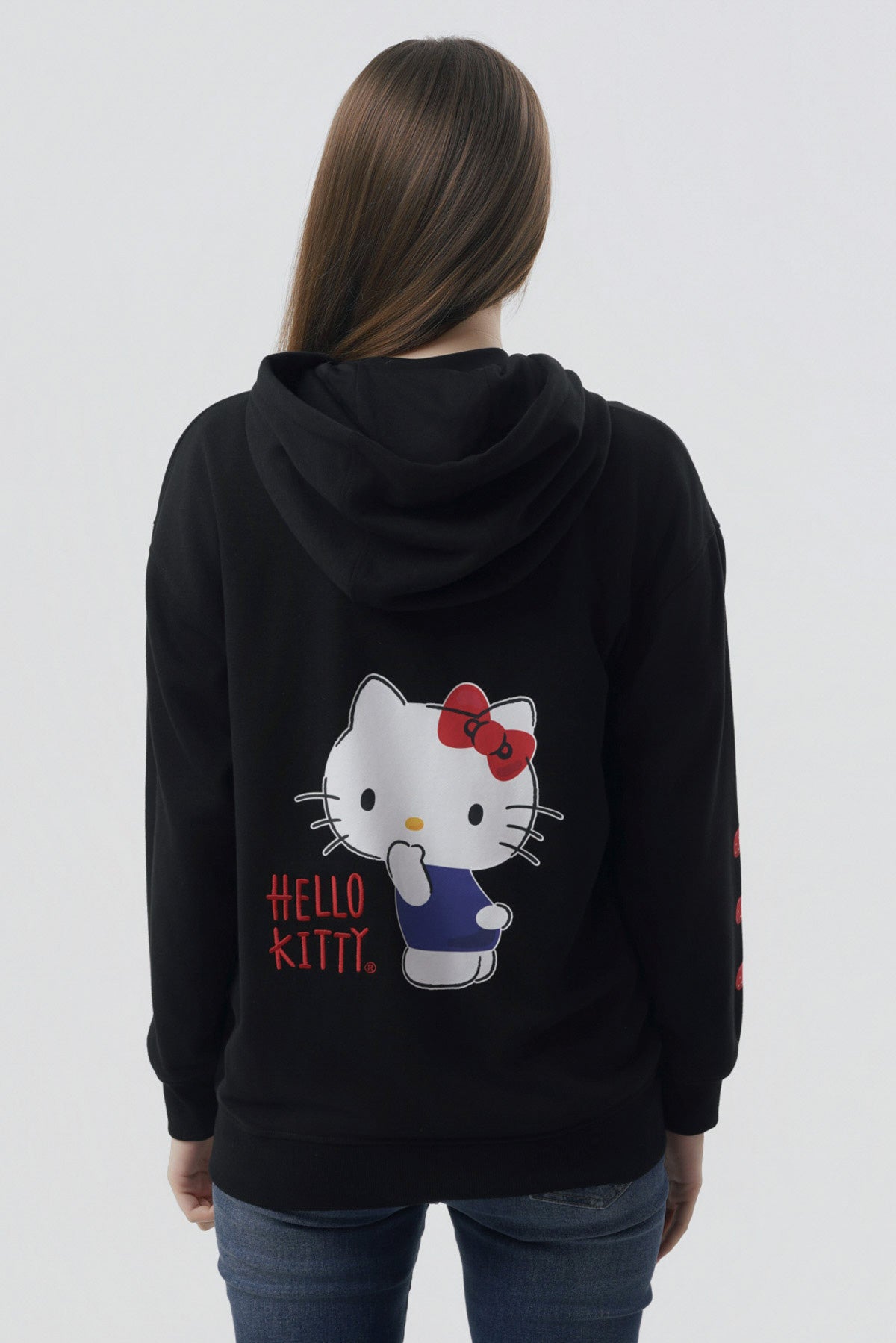 Polerón Mujer Hello Kitty Negro