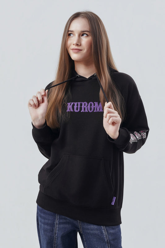 Polerón Mujer Kuromi Negro