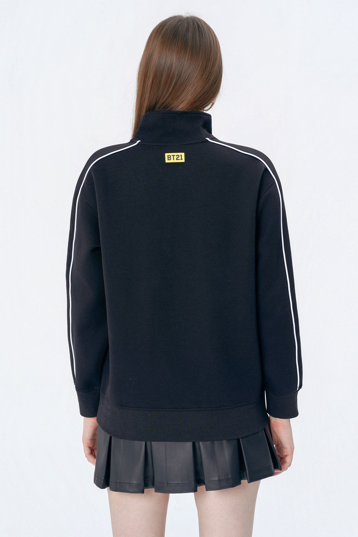 Polerón Mujer Bt21 Negro
