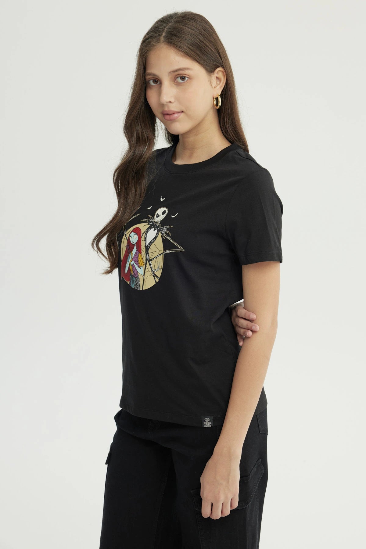 Polera Mujer El Extraño Mundo De Jack Negro