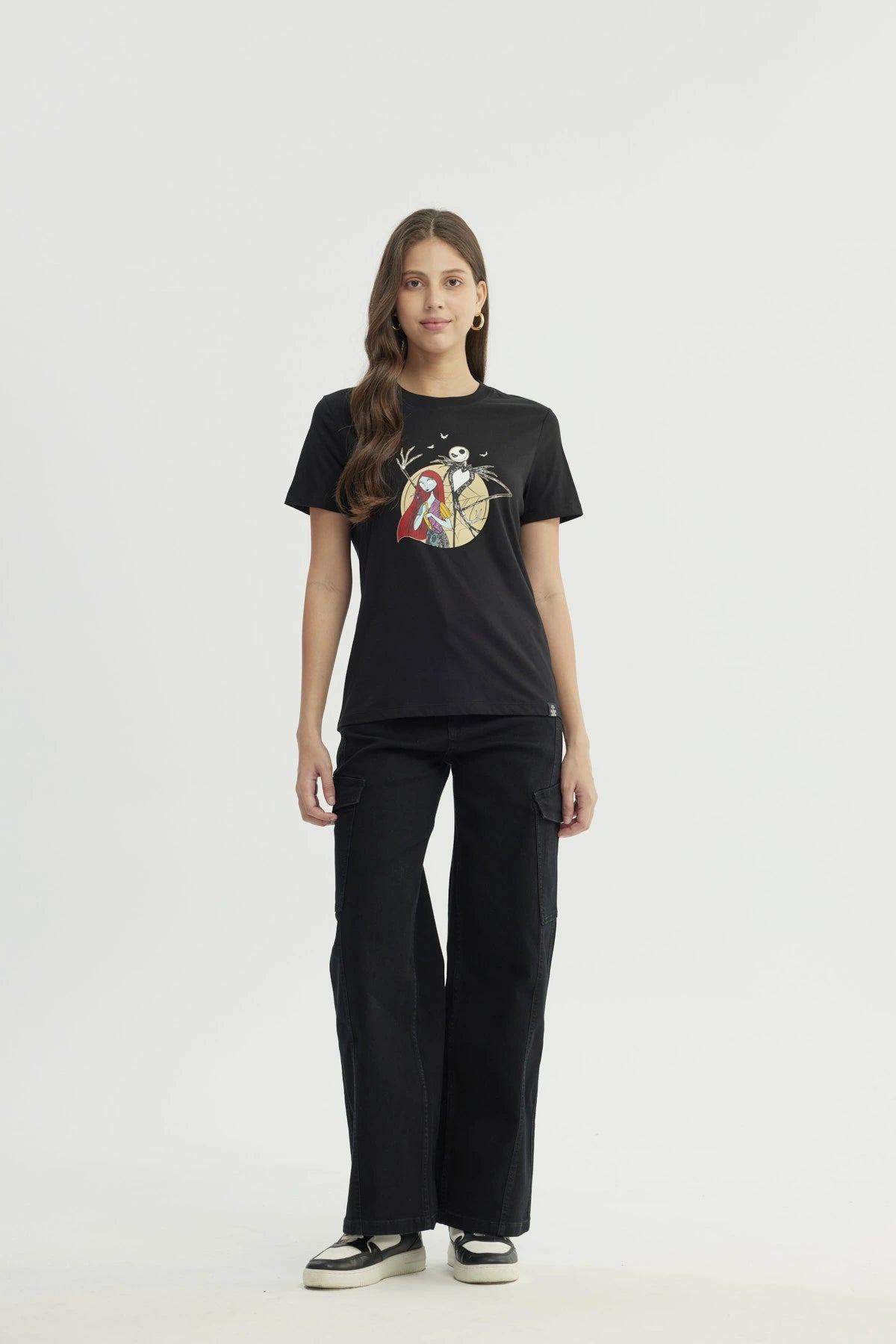 Polera Mujer El Extraño Mundo De Jack Negro