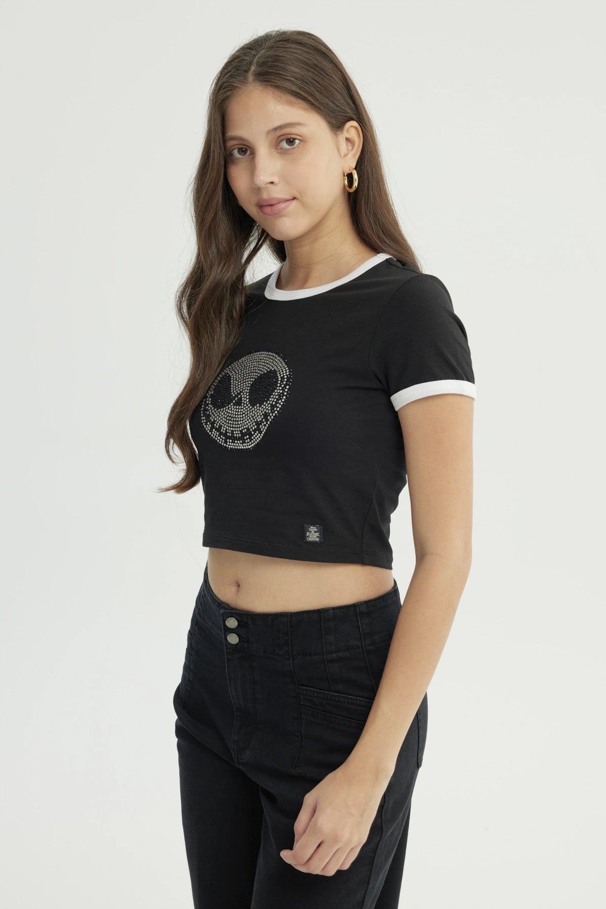 Polera Mujer El Extraño Mundo De Jack Negro
