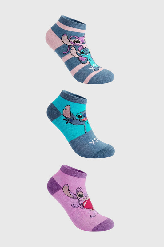 Calceta Tripack Lilo & Stitch