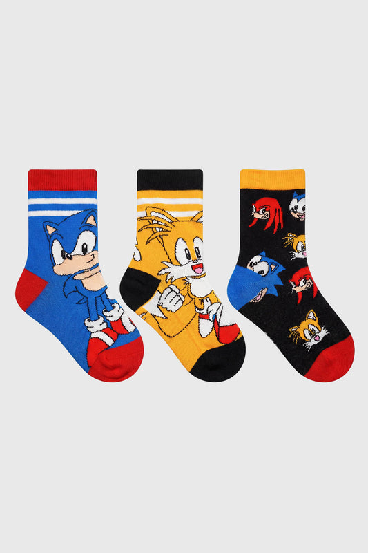 Calcetín Tripack Sonic