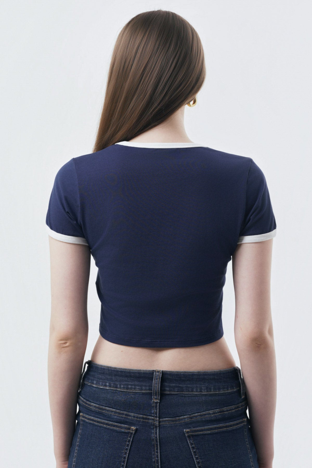 Polera Mujer Harry Potter Quidditch Azul Marino