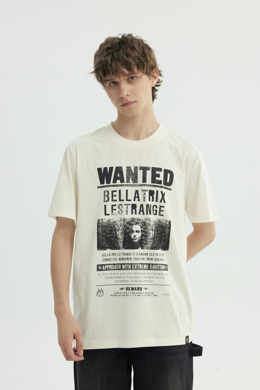 Polera Hombre Harry Potter Bellatrix Lestrange Beige