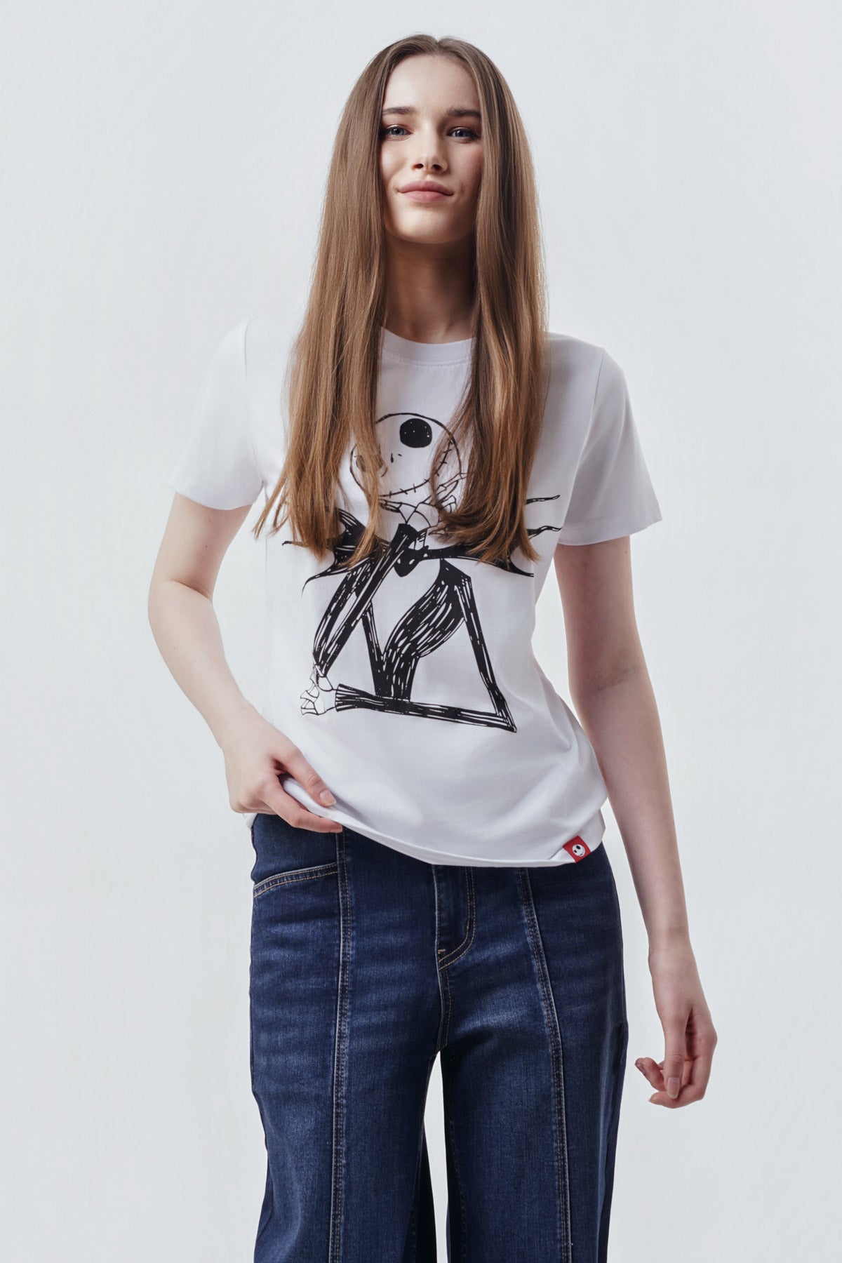 Polera Mujer El Extraño Mundo De Jack Blanco