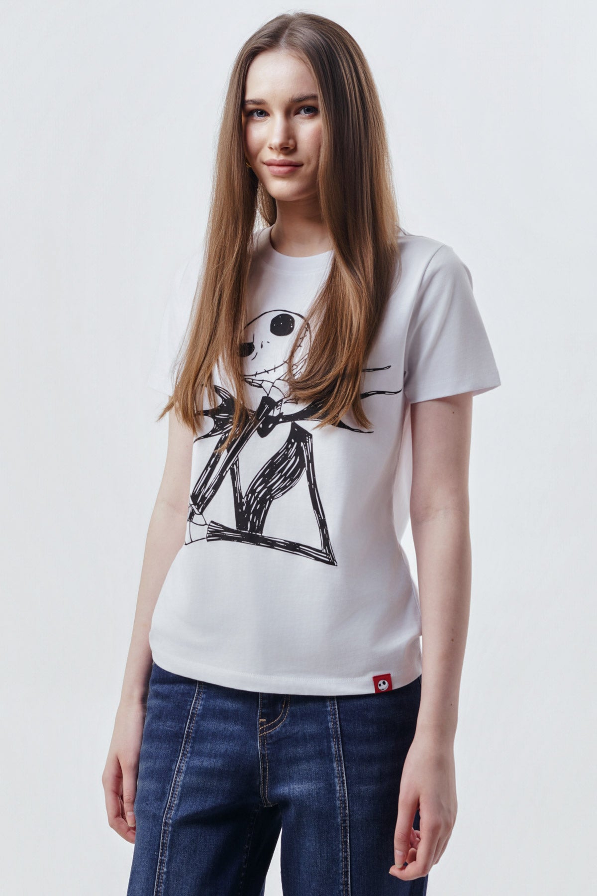Polera Mujer El Extraño Mundo De Jack Blanco