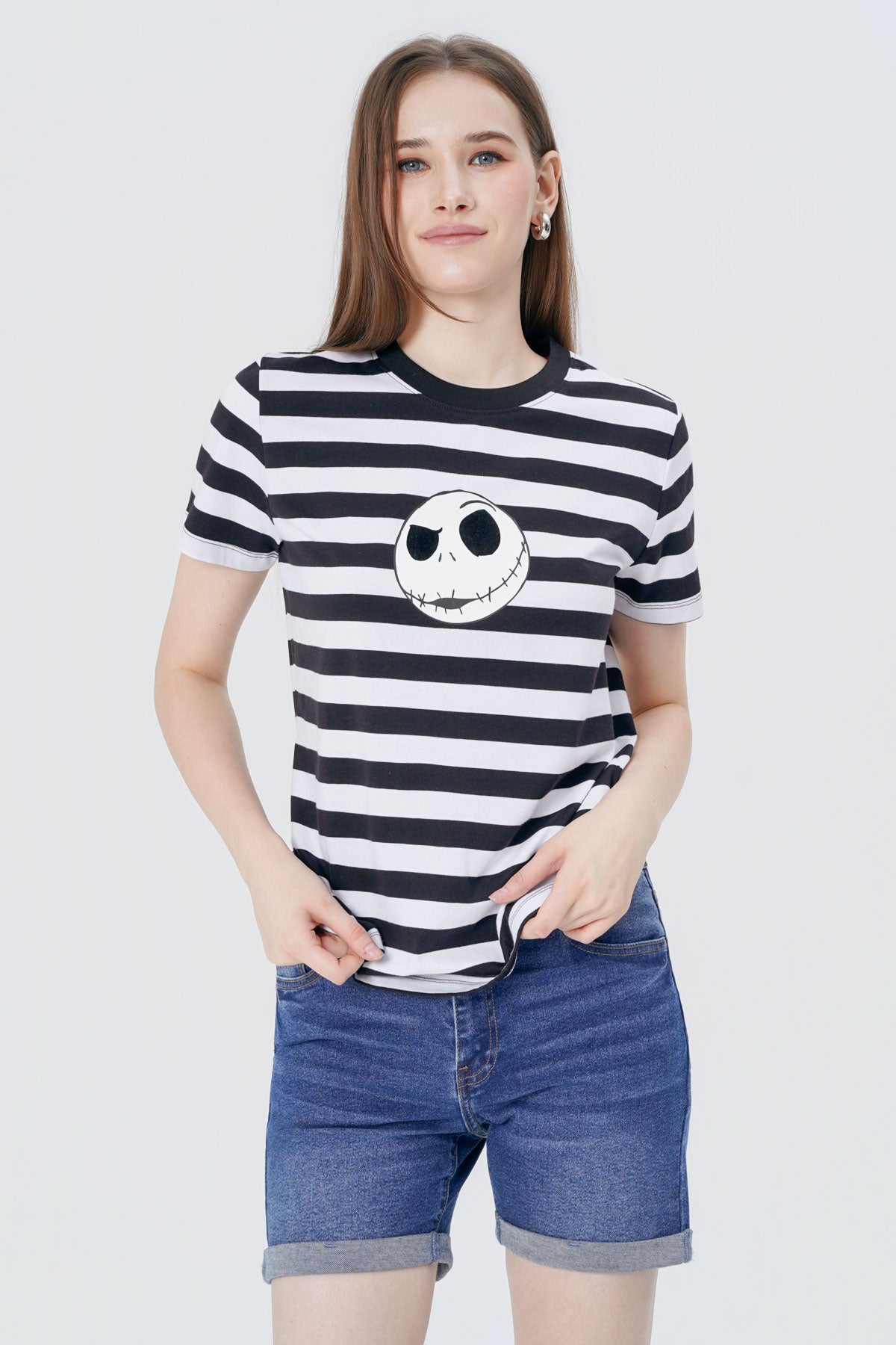 Polera Mujer El Extraño Mundo De Jack Negra