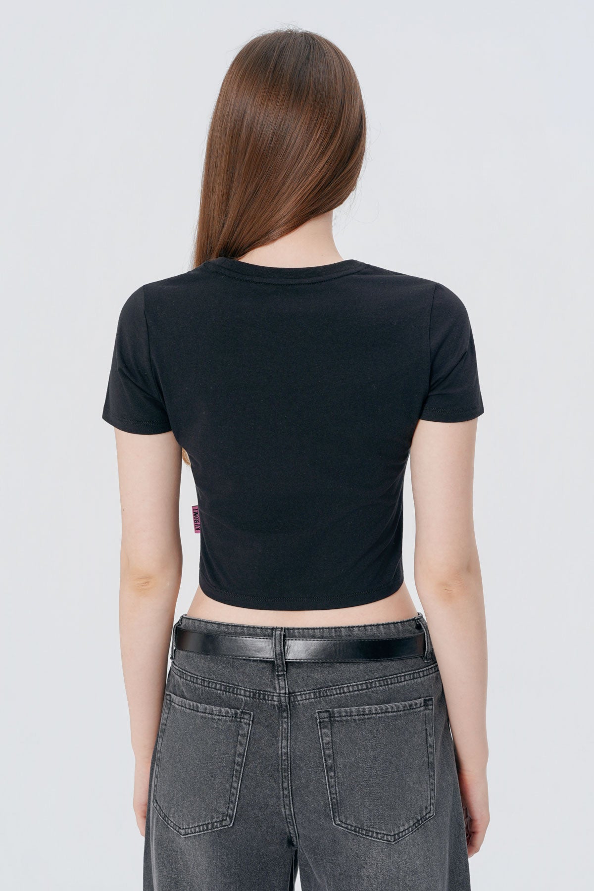 Polera Mujer Kuromi Negra